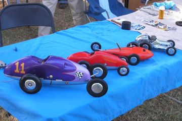 Vintage tether cars