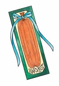Make a festiveharvest bookmark.