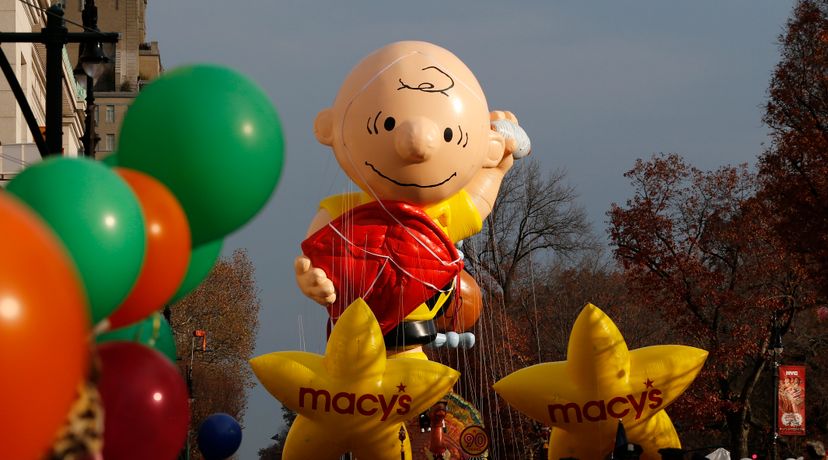 Charlie Brown balloon, Macy's Day Parade