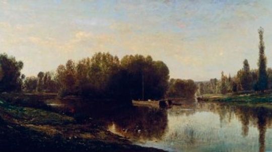 The Banks of the Oise by Charles-Francois Daubigny