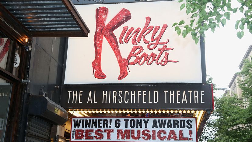 Marquee for "Kinky Boots"