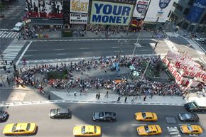 TKTS booths are open 365 days a year for theater-goers hoping to buy discounted tickets.