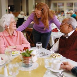 lunch at the nursing home