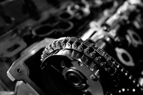 Some cars use timing chains instead of belts. They're rising in popularity due to their durability -- they often last for the life of the car.
