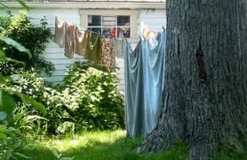 line drying towels