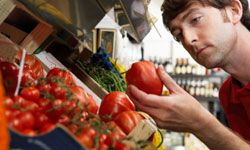 Beautifully cut tomatoes start with a beautiful whole fruit.