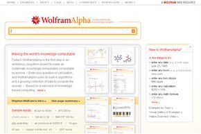 Wolfram|Alpha isn't a search engine -- it's a computational engine