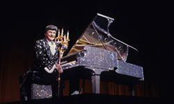 Just one of Liberace's many custom pianos.