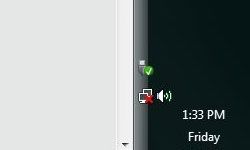 Windows Vista network indicator