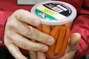 Carrot sticks make a healthy in-flight snack.