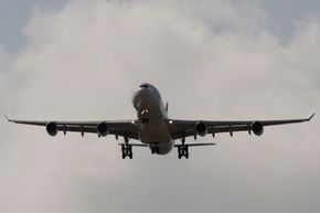 A Swiss International Air Lines Airbus makes its final approach as it lands at Miami International Airport from Zurich, Switzerland, on May 3, 2010.