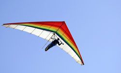 Hang gliding wasn't always a fun activity for the glider. In ancient China, emperors forced criminals to hang glide for the ruler's amusement.