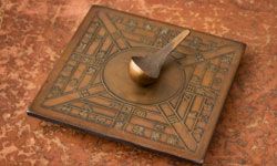 An example of the earliest Chinese compass, used to read a person's destiny, not lead him out of the woods.