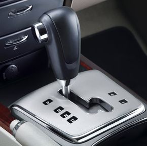 An automatic transmission with a manual mode allows the driver to shift gears without a clutch pedal.
