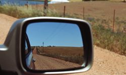 Your side view mirror could save your life in case of an accident.