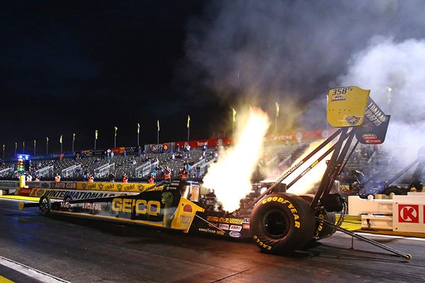Experts estimate Top Fuel cars can reach over 150 decibels, a level that can cause physical damage to the eardrum.