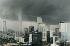 Tornadoes don't avoid anything, including downtown Miami back in 2007.