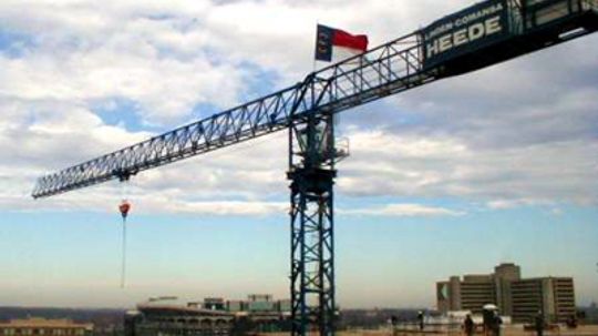 how do tower cranes grow