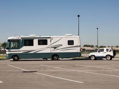 If you plan on towing a street vehicle along with your RV, a towing braking system is necessary.