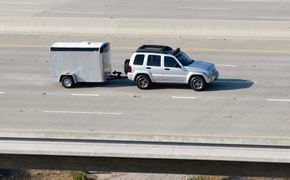 SUV and trailer