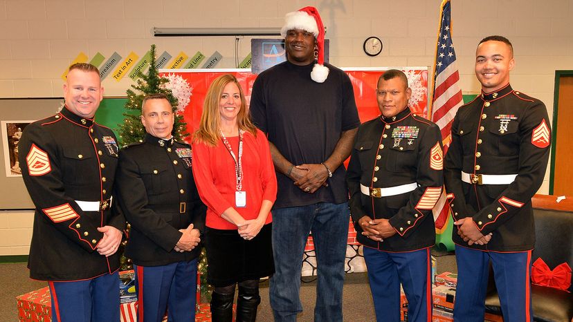 Shaquille O'Neal, U.S. Marine Corp., Toys for Tots