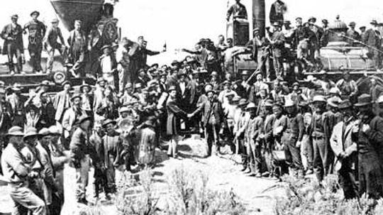First Transcontinental Railroad Completed
