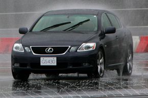 This Lexus GS makes good use of complex engineering to keep the car straight and deliver a safe ride.