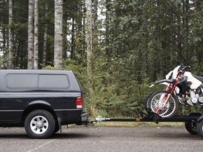 Trailer hauling motorcyles