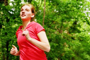 Person exercising outdoors for a healthy sport lifestyle.