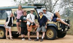 Group on safari.