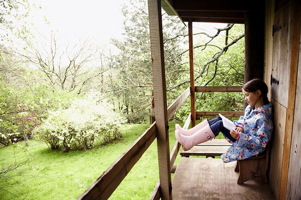 Outdoorsy woman embracing nature-filled lifestyle.