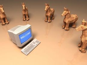 Trojan horse viruses can put your computer at risk and cause your system to slow down or crash. How are they let inside? See more computer pictures.