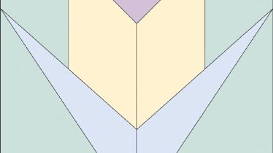 Trumpeting Tulip Quilt Block