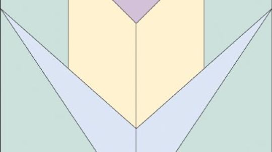 Trumpeting Tulip Quilt Block