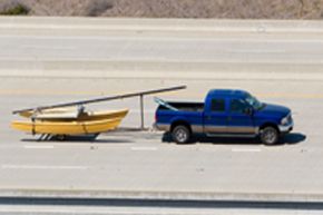 Before you drive off with a boat in tow, you need to make sure its weight is within your truck's towing capacity.