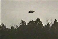 Photo of a craft that reportedly flew over a farmhouse in South Carolina in 1973