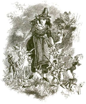 illustration of shu rhys leaving with fairies 