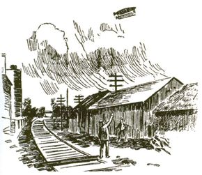illustration of 1896 ufo hoax