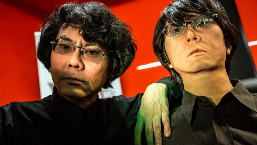 Roboticist Hiroshi Ishiguro (L) created an extremely lifelike android replica of himself. Alessandra Benedetti - Corbis/Corbis via Getty Images