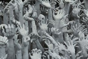 Hands raised