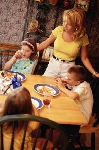 Your nightly meals will be your child's first example of a healthy attitude towards food.