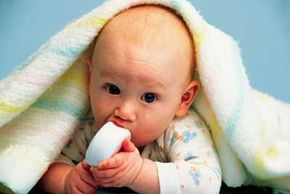 The ability to place objects into his mouth is the first sign that your baby is getting ready to feed himself.