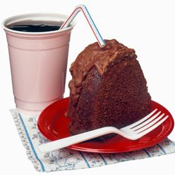 soda and cake