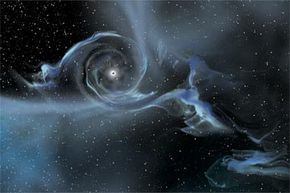 black hole and companion star