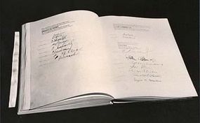 U.N. Charter with U.S.S.R., U.K. and U.S. signatures