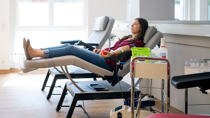 女人献血”width=