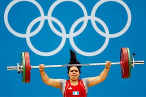 female weightlifter