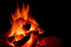 a campfire