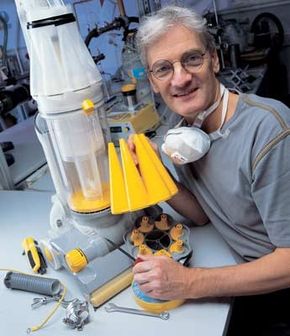 James Dyson with the Root Cyclone™ DC07