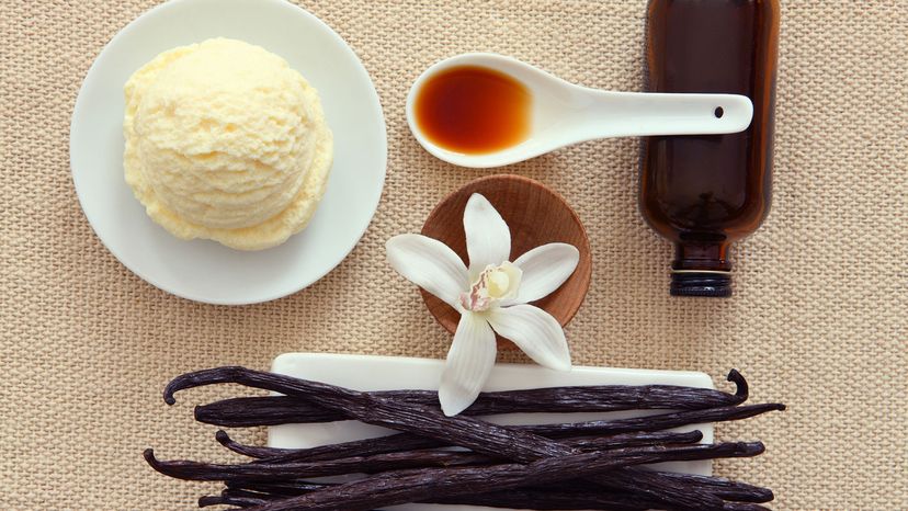 vanilla extract, ice cream pod